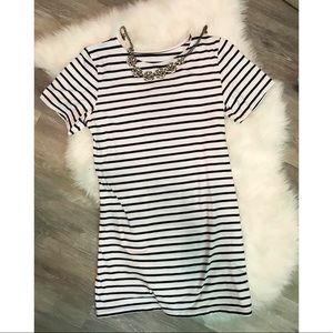 Nautical stripe dress